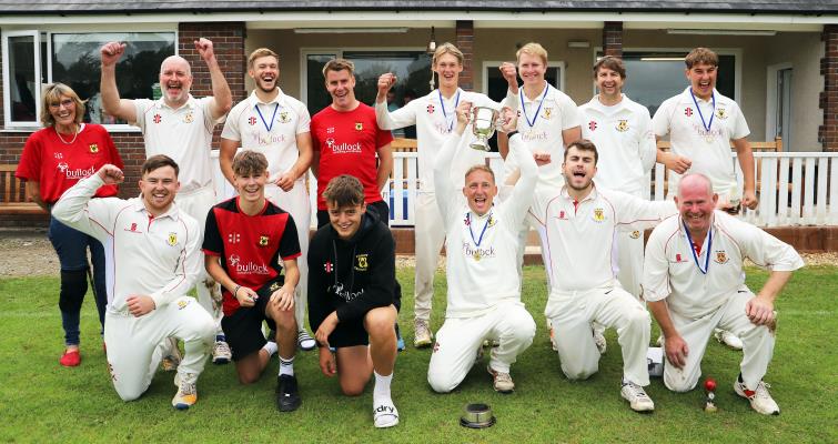 Delighted winners Carew 2nds